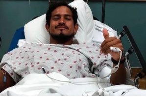 Joaquin Del Castillo, surfista peruano que se lesionou em Pipeline, cria crowdfunding para pagar cirurgia