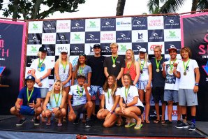 Domínio norte-americano na final internacional do Rip Curl Grom Search 2017
